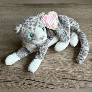 Ty Beanie Babies Purr the Cat 2000 Retired